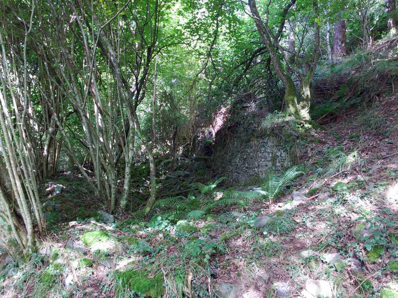 Paredes de la borda Etxetxuri.