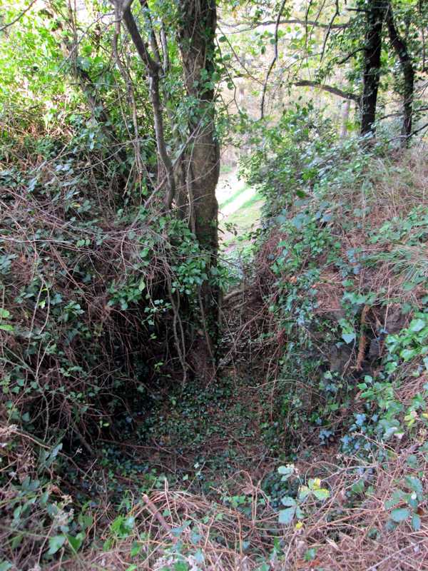 Restos del torno del plano inclinado del FC de Lorditz.