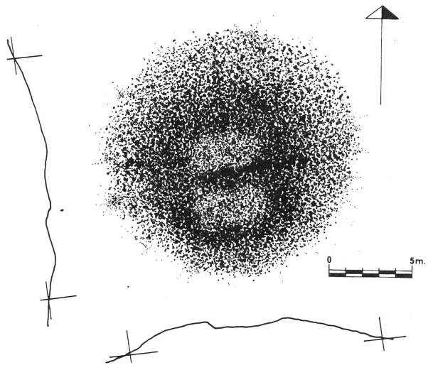 Plano del túmulo de Itxupeaka