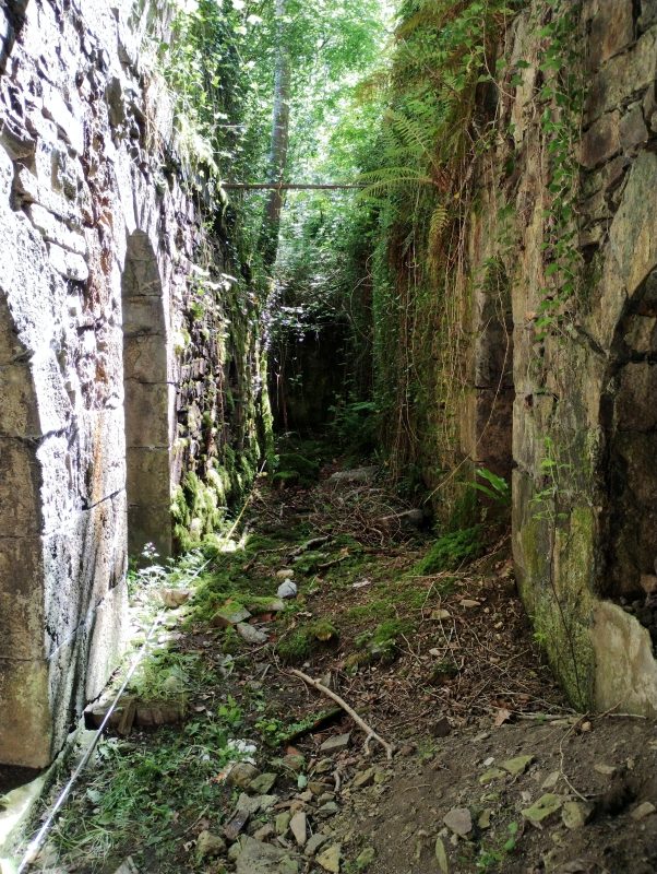 Vista interior de las anteparas de Urto.